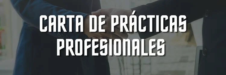 Carta de prácticas profesionales - Descárguelas aquí